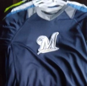 Milwaukee Brewer's M logo silky tshirt pro shop